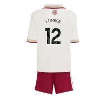 Arsenal Jurrien Timber #12 Koszulka Trzecia dzieci 2025-26 Krótki Rękaw (+ krótkie spodenki)